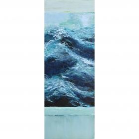 Untitled. Oil on board. 15 x 30 cm. 2018